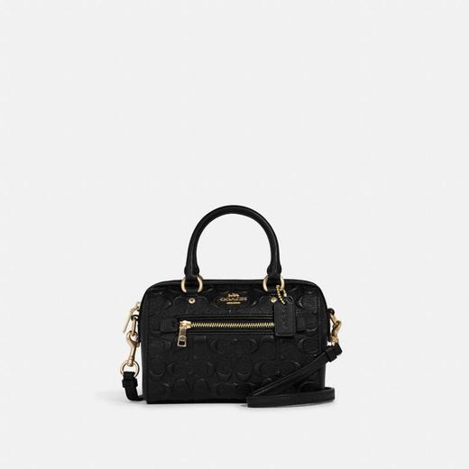 Coach 浮雕老花波士顿包 新年红迷你❤️只要￥1100直邮到手！ 商品图5