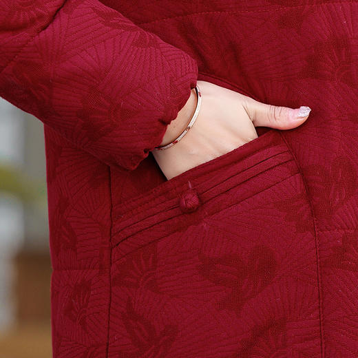 宽松妈妈冬装新款，加绒加厚老人衣服TYWF-994 商品图3