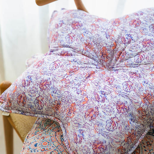 经典佩斯利系列樱花抱枕五角星沙发靠包 商品图3