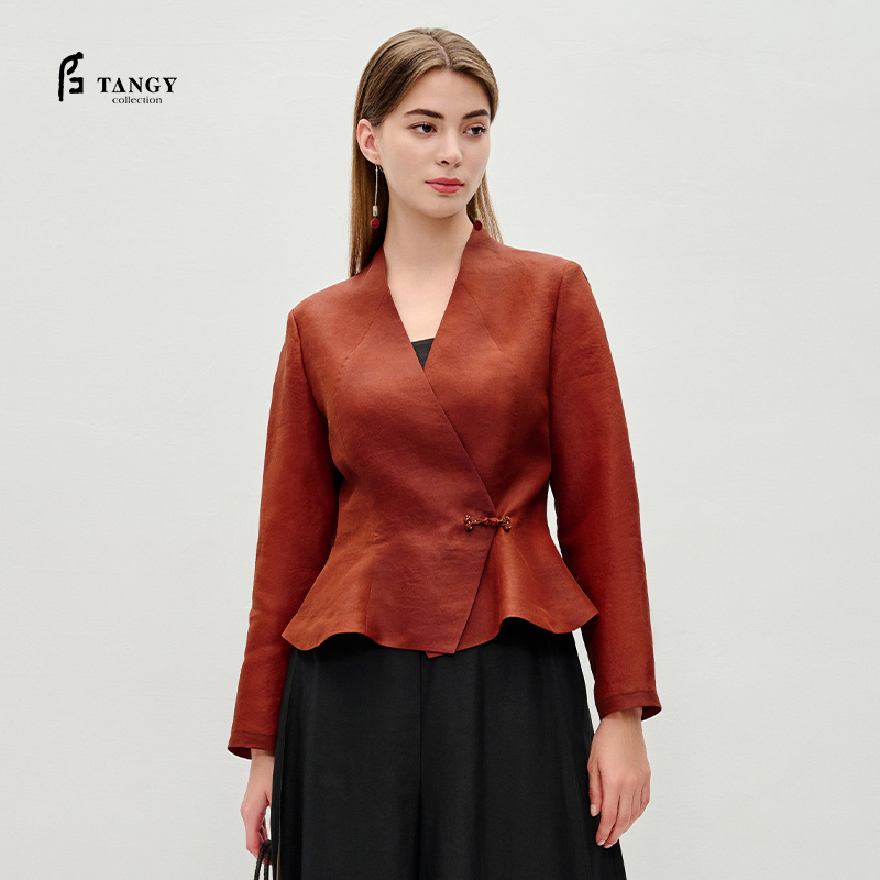 TANGY Collection/天意精品桑蚕丝植物染外套