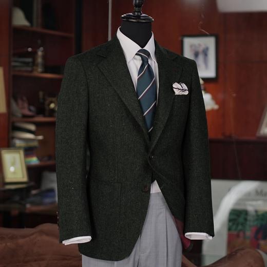 秋冬新款男士名厂定制工艺粗纺西装夹克上衣 商品图11