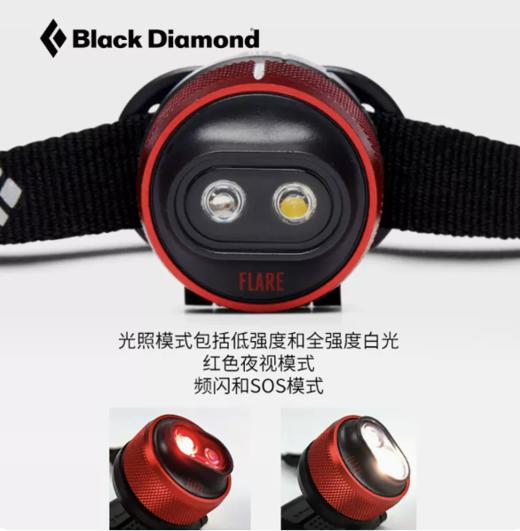 黑钻 620664 Flare-Graphite防水防尘超轻头灯(40流明) 商品图2