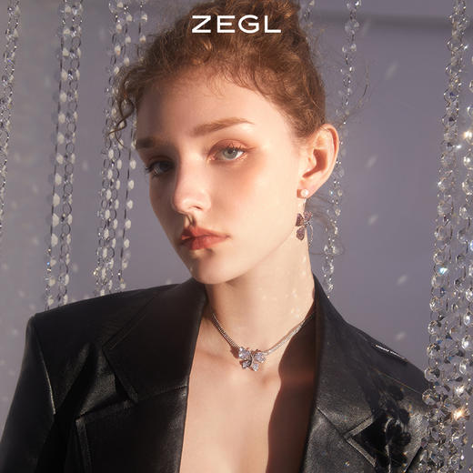 ZEGL蝴蝶项链女小众设计感2023年新款潮choker项圈锁骨颈链配饰品 商品图5