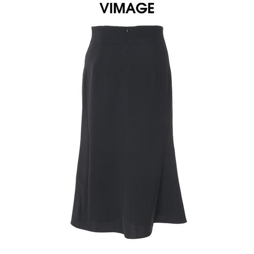 VIMAGE/纬漫纪春季新款气质通勤显瘦百搭高腰半身裙VA2306107 商品图1