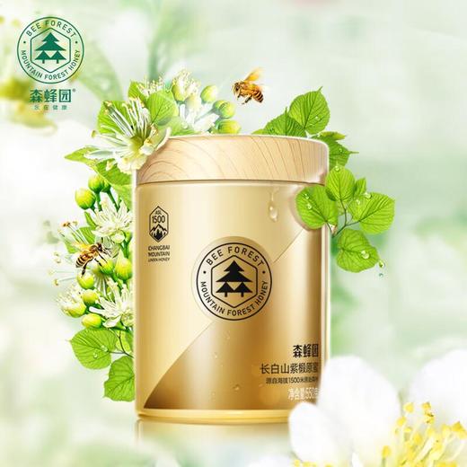 森蜂园长白山紫椴原蜜500g/瓶 商品图0
