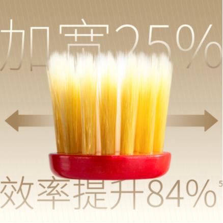 【年货节】惠百施 日本进口48孔经典宽头牙刷 2支装 商品图0