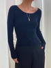 Viktoria Chan｜AW22011 Rue ribbed Tank [黑/白/深灰] 商品缩略图5