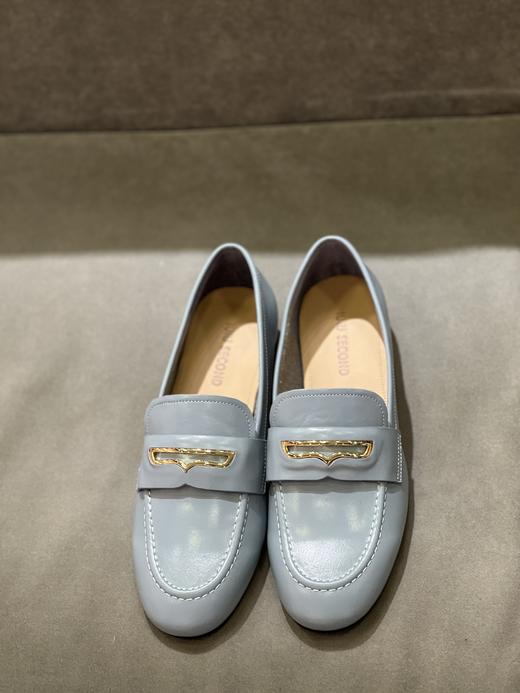 IUIU SECOND 2023新款百搭平底马衔扣深口通勤乐福鞋U23AM12461 商品图2