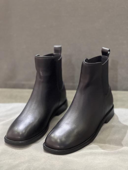 IUIU SECOND 2022新款百搭净面圆头平底切尔西靴U22DS44661 商品图1