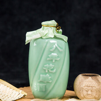 古越龙山青瓷花雕八年 半甜型 绍兴黄酒 500ml 单瓶装 商品图2