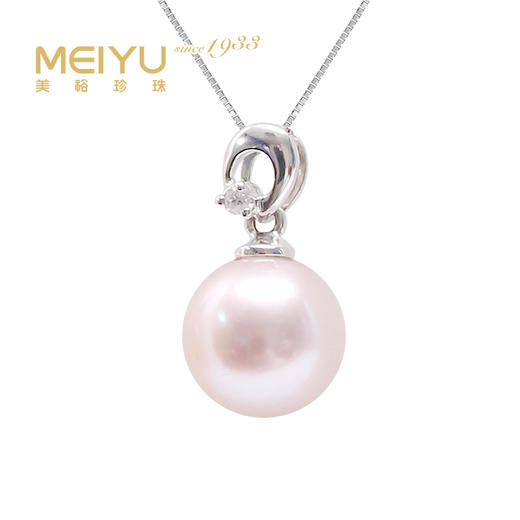 金18K海水珍珠吊坠 8.5-9mm 白 39573 商品图0