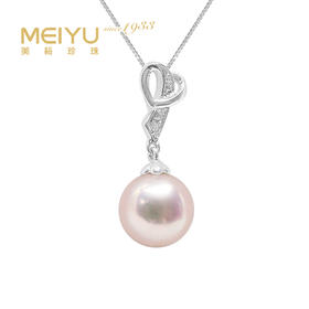 金18K海水珍珠吊坠 8.5-9mm 白 70971