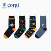 CORGI英国柯基儿童款太空探索系列中筒袜潮袜 商品缩略图0