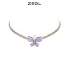 ZEGL蝴蝶项链女小众设计感2023年新款潮choker项圈锁骨颈链配饰品 商品缩略图0