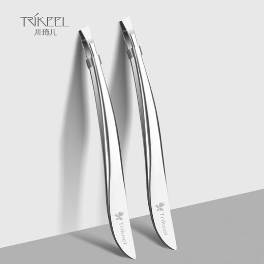 B108眉夹平口/斜口眉毛夹不锈钢 商品图2