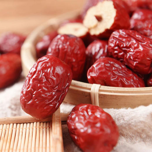 巴山新疆灰枣280g 和田红枣干骏枣零食非免洗新枣 精选新疆大枣 商品图1