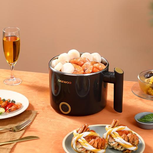 韩国DAEWOO大宇家用宿舍小型多功能煮面锅 DYZM-1266 1.2L 商品图1