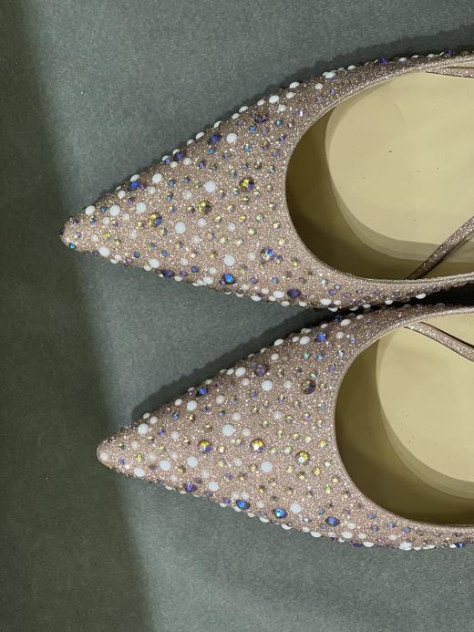 IUIU SECOND 2023新款尖头闪面高跟时装鞋宴会鞋U24AE11378 商品图3