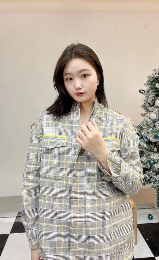 【双11亏本清，不退换】臣禾格纹外套 M0522W323 商品图2