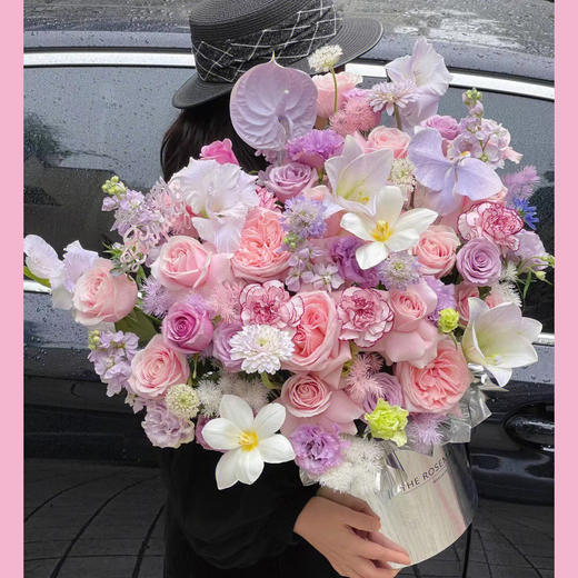 五彩斑斓的紫   (粉紫色系抱抱桶) 商品图2