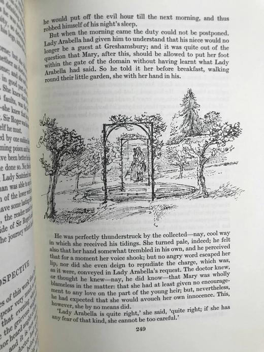 特罗洛普《索恩医生》 数十幅插图 精装18开带书匣 商品图11