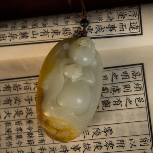 仵海洲和田玉籽料雕弥勒佛把件 商品图4