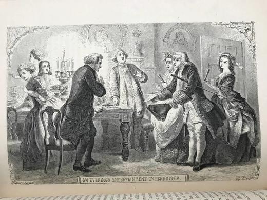 约19世纪后期 戈德史密斯作品集 约百幅插图 真皮精装16开 商品图14