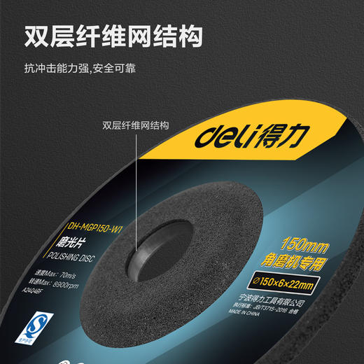 得力磨光片125/150/180 商品图3