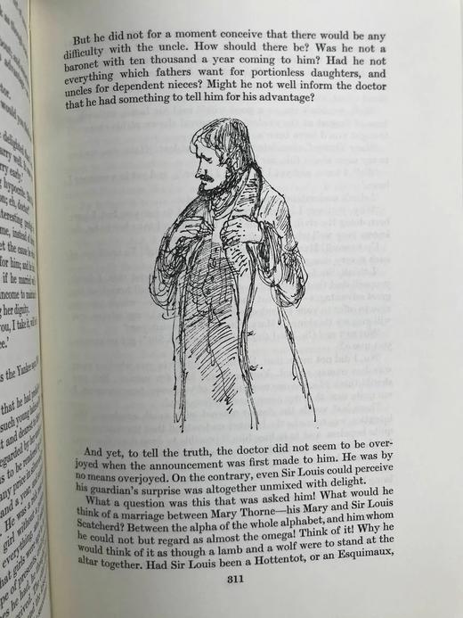 特罗洛普《索恩医生》 数十幅插图 精装18开带书匣 商品图8