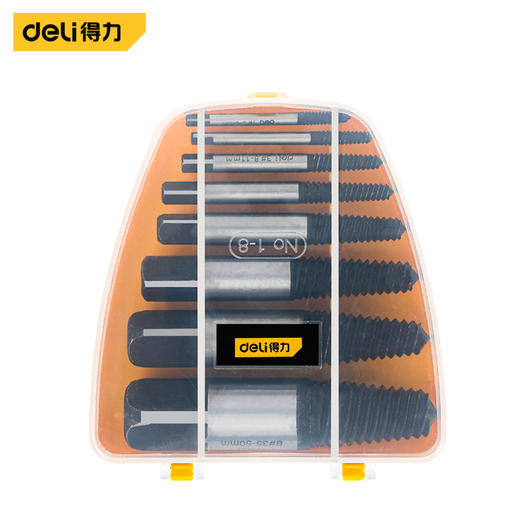 得力螺丝取出器8件套1#-8#（DH-QCQ008-WD1） 商品图0