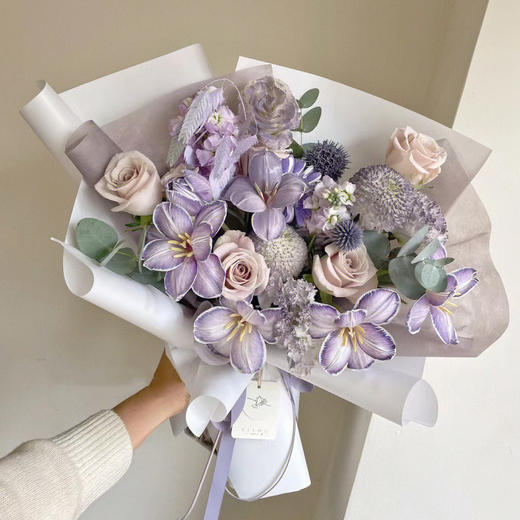 告白日记 (紫色系混搭花束) 商品图1