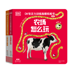 DK专注力训练指感纸板书 第4辑(全2册) 