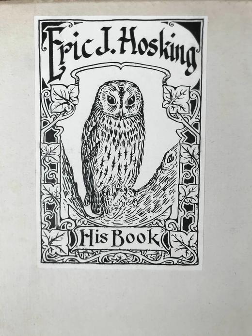 含藏书票！1903年 利尔福勋爵谈鸟类 13幅插图 漆布精装16开 商品图2