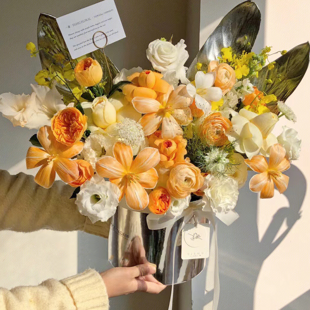 光有期   (橙色系抱抱桶）