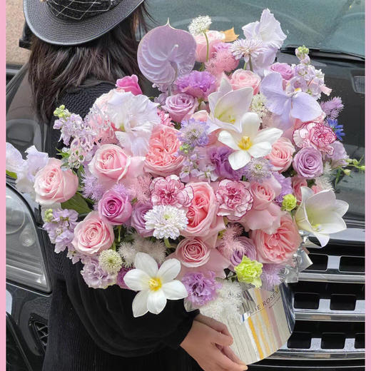 五彩斑斓的紫   (粉紫色系抱抱桶) 商品图1