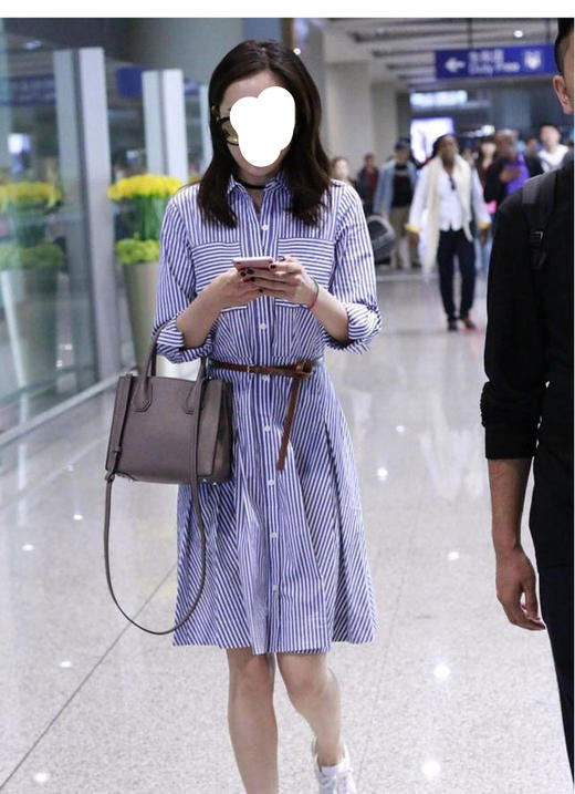 LW111明星同款衬衫裙，时尚大方 商品图0