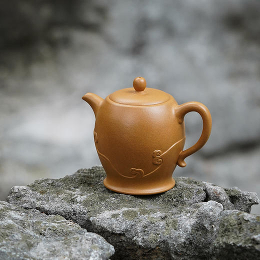 龙德堂陶艺 汤宣武制 《云端》原矿金砂段  250cc 库存请咨询客服 商品图1