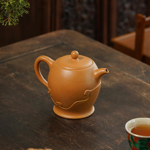 龙德堂陶艺 汤宣武制 《云端》原矿金砂段  250cc 库存请咨询客服 商品图2