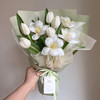 少年的月光（9支白色郁金香花束） 商品缩略图0