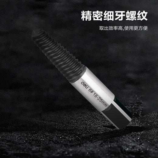 得力螺丝取出器8件套1#-8#（DH-QCQ008-WD1） 商品图4