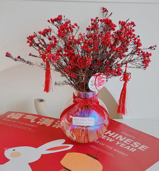 新年腊梅瓶花 商品图0
