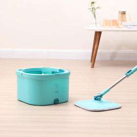 【净污水分离】利快旋转拖把套装 净污分离旋转拖把 双桶 配擦窗器