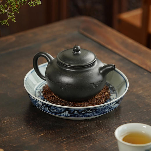 龙德堂陶艺 汤宣武制 《天诚如意》九龄君子兰  220cc 库存请咨询客服 商品图1