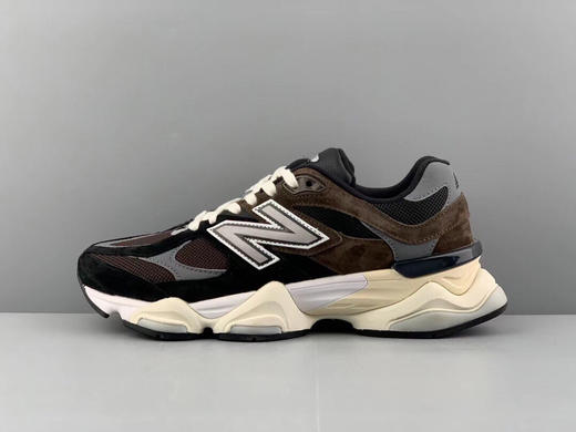 秋冬特惠💰500 代购版本 # New Balance NB9060黑棕色 复古休闲跑鞋 男女同款 商品图0