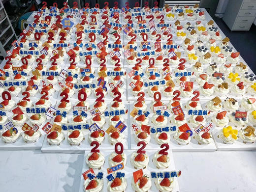 2024，乘风破浪、勇往直前。杯子蛋糕。12杯一组，每杯一颗新鲜草莓夹心，入口即化的安心动物奶油 商品图10