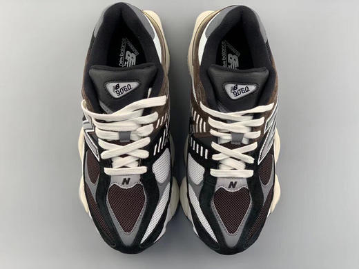 秋冬特惠💰500 代购版本 # New Balance NB9060黑棕色 复古休闲跑鞋 男女同款 商品图6
