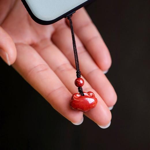 朱砂如意男女个性小吊坠项链手机链钥匙扣挂件 商品图1