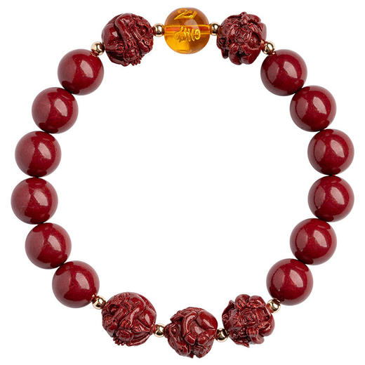 朱砂生肖三合平安手串男女本命年手链 商品图5