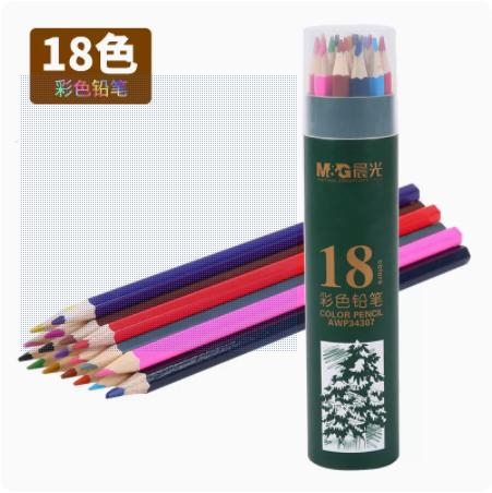 晨光PP筒装彩色铅笔/18色/AWP34307 商品图0