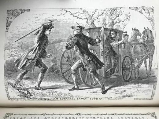 约19世纪后期 戈德史密斯作品集 约百幅插图 真皮精装16开 商品图8